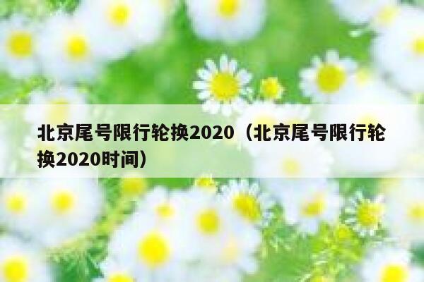 北京尾号限行轮换2020（北京尾号限行轮换2020时间） 第1张
